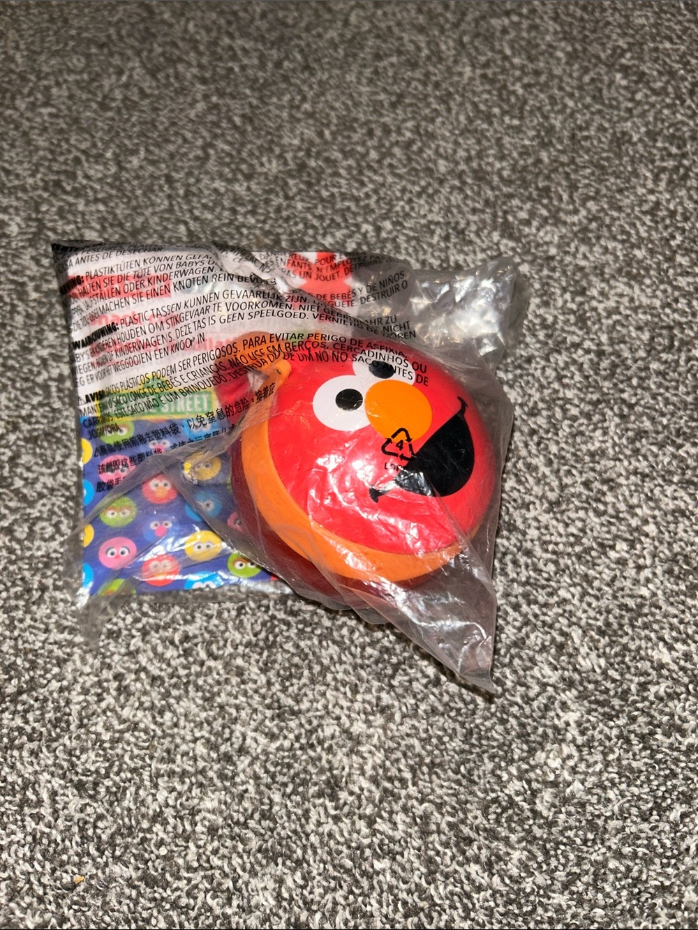 Elmo Character Snack Cup-Red & Orange - Picture 3 of 3